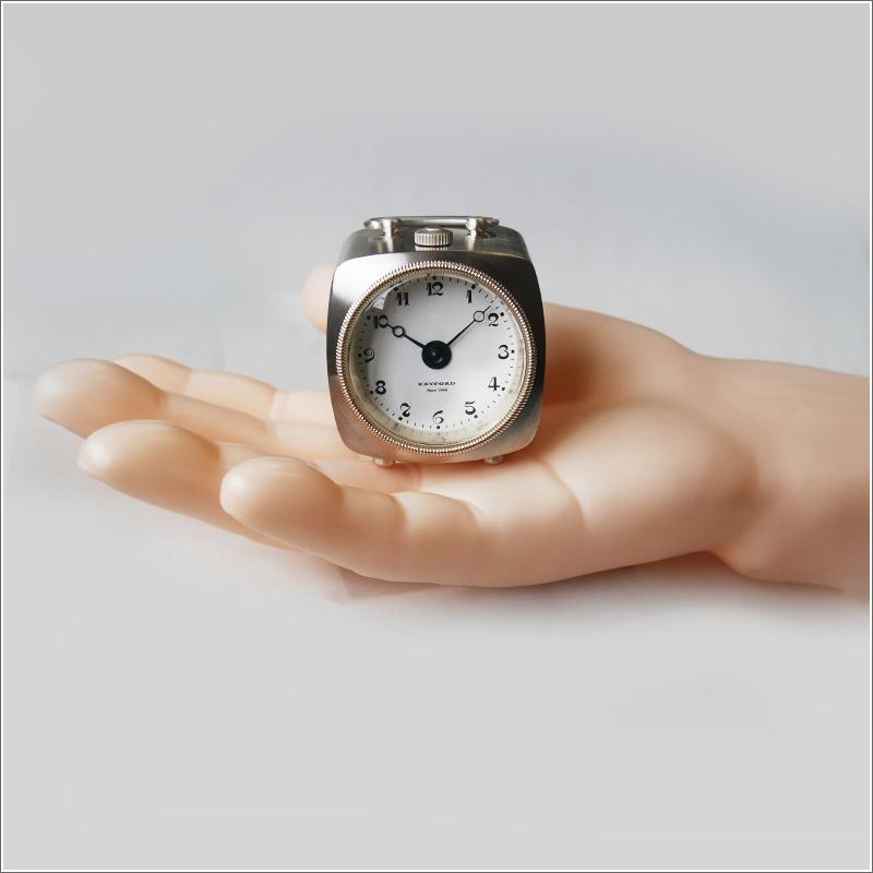 KEYFORD テーブルクロック 銀 GRAB TABLE WATCH SILVER (221101