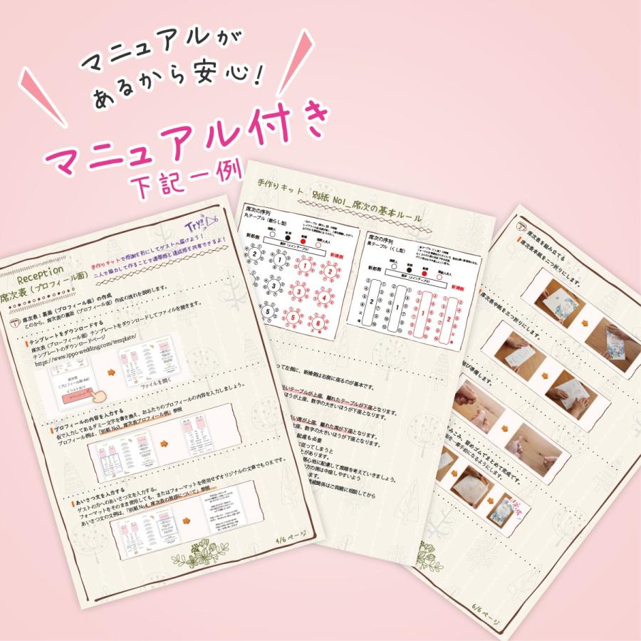 小物などお買い得な福袋 結華 結婚式 席次表 和 手作りキット 中紙 ロング B4 A3 オーダーメイド印刷可 Shipsctc Org