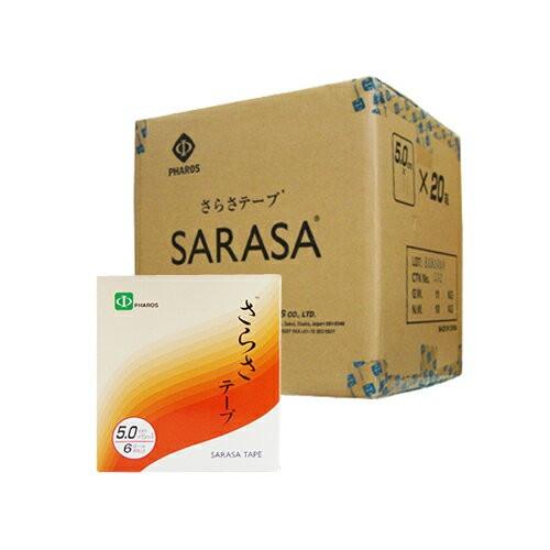 5cmX5mX6巻 PHAROS さらさ テープ ベージュ 1ケース売り(20個入り)