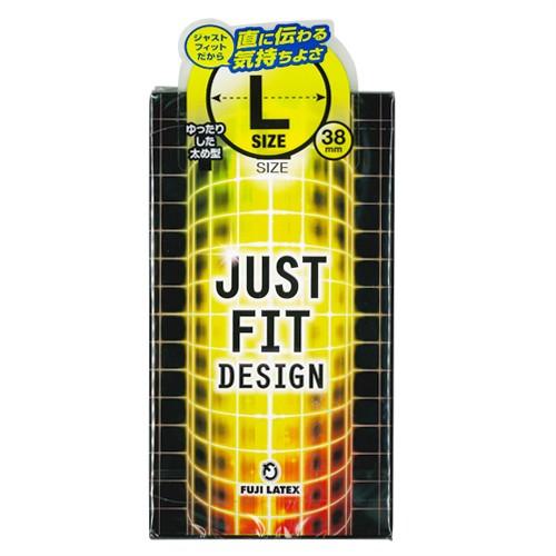 不二ラテックス ジャストフィット ラージ Lサイズ　12個入 コンドーム スキン JUST FIT DESIGN LARGE  +レビューで選べるプレゼント付 ：当日出荷 :cp3｜ippo0709｜02