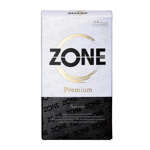 男性向け避妊用コンドーム ジェクス(JEX) ZONE PREMIUM (ゾーン プレミアム) 5個入x3個セット ：ネコポス送料無料｜ippo0709｜02