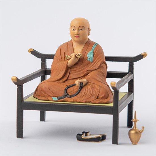 弘法大師御誕生1250年記念 『木造 弘法大師坐像』 身寸2寸 : お遍路