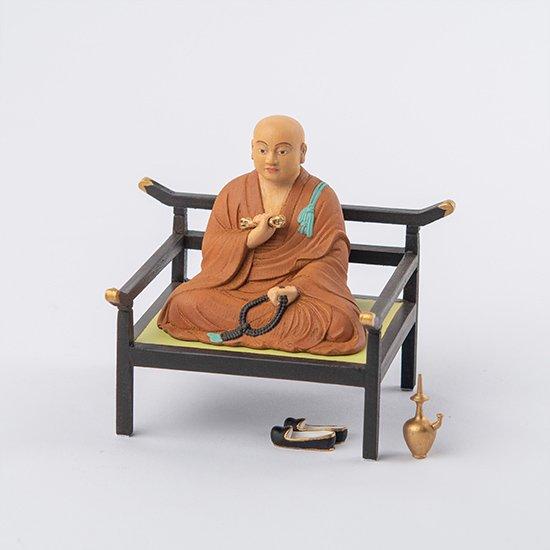 弘法大師御誕生1250年記念 『木造 弘法大師坐像』 身寸2寸 : お遍路