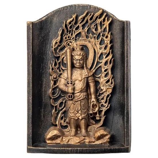 弘法大師御誕生1250年記念  小さな厨子に入った小さな仏さま 是空〜ZEKUU〜「高野山 真言不動明王立像」 真言宗三尊の画像