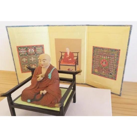 屏風 弘法大師・両界曼荼羅 三折りタイプ : お遍路用品のいっぽ一歩堂