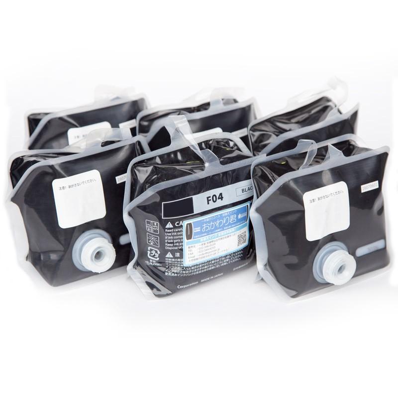 【リターン品】デュプロ DUPLO用　DP-F850/820/750/720/650/620/550/520用　 F04  ブラック　インク 6本セット　送料無料 | 