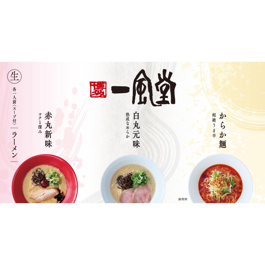 ギフト とんこつ らーめん 一風堂 博多 初売り プレゼント 冬ギフト 人気 おみやげラーメン 3種セット 白丸 赤丸 からか 豚骨 贈答 おうちでIPPUDO | 一風堂 | 07