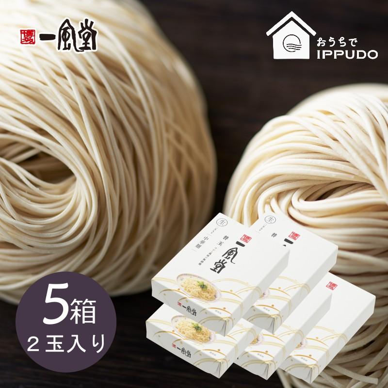 人気 博多 とんこつ ラーメン 一風堂 替玉2食タイプ×5箱 豚骨 らーめん 極細麺 博多麺 常温 生麺 なま麺 おうちでIPPUDO 爆買 | 一風堂