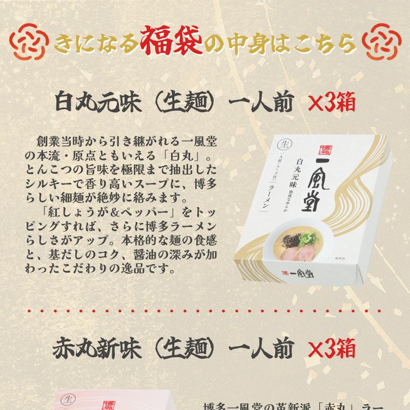 福袋 ラーメン 一風堂 2026年 詰め合わせ 新春福袋 グルメ 食品 グルメ とんこつ らーめん 豚骨 お取り寄せ お試し ボリュームセット 人気 2025 メガ盛り | 一風堂 | 03