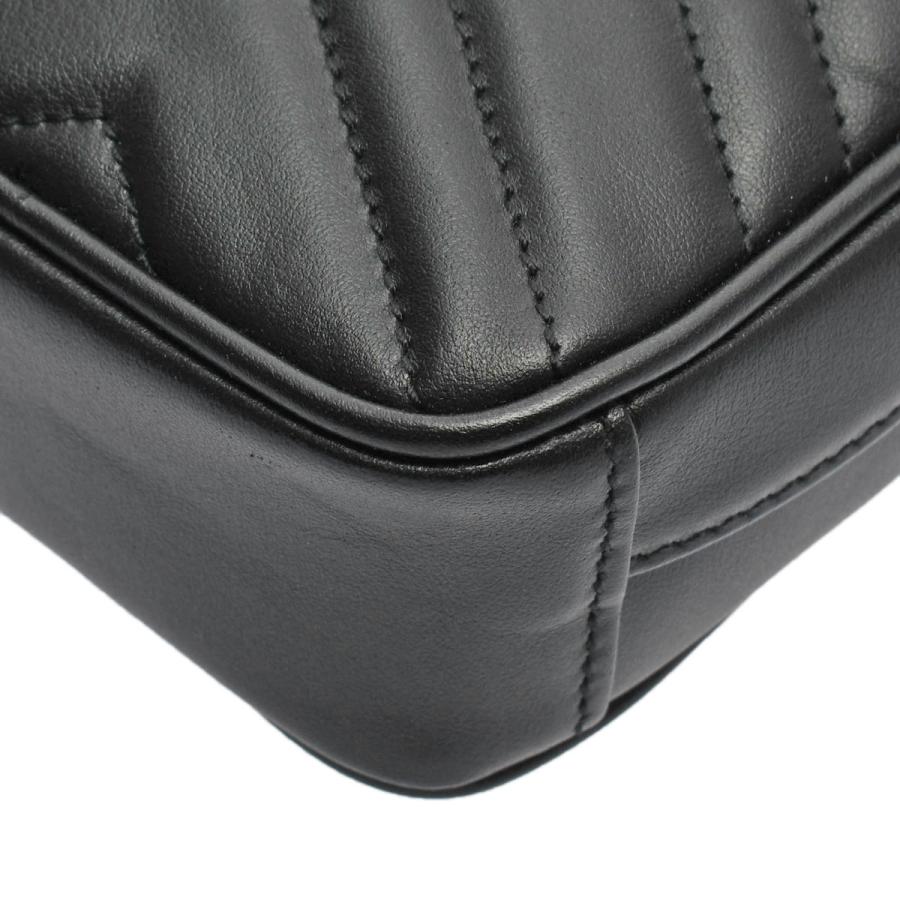 新品 グッチ GUCCI GGマーモント ミニバッグ ブラック/ゴールド金具 新品 グッチ GUCCI GGマーモント ミニバッグ ブラック/ゴールド金具