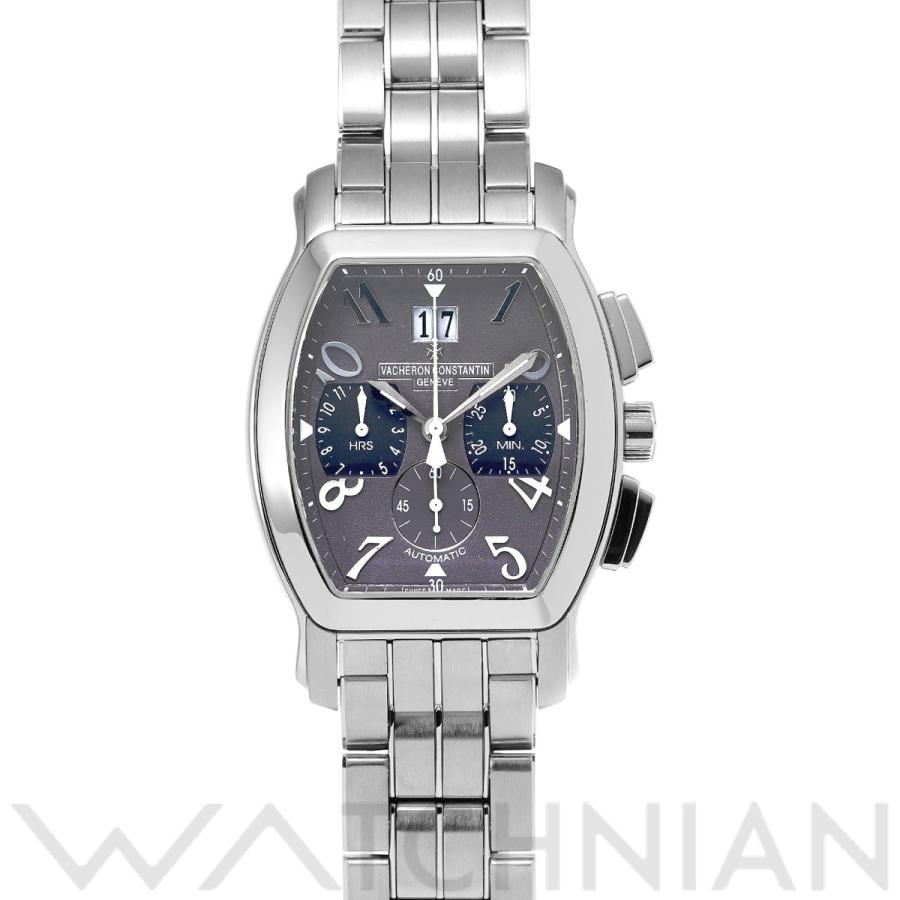 驚きの安さ 中古 ヴァシュロン コンスタンタン VACHERON CONSTANTIN ロイヤルイーグル クロノグラフ 49145/339A-9057 グレー/ブラック メンズ 腕時計 腕時計
