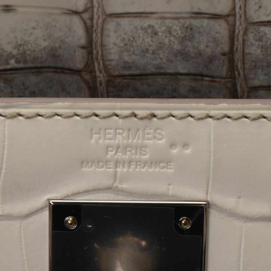 未使用品 エルメス HERMES ケリー 28 内縫い ヒマラヤ/パラジウム金具 ニロティカスマット レディース 2WAYバッグ｜ippuukishi｜13