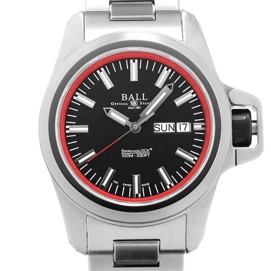 中古 ボールウォッチ BALLWATCH エンジニア ハイドロカーボン デブグル NM3200C-SJ-BKRD ブラック メンズ 腕時計