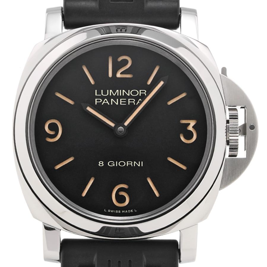 中古 パネライ PANERAI ルミノール ベース 8デイズ PAM00914 X番(2021年製造) ブラック メンズ 腕時計｜ippuukishi｜06