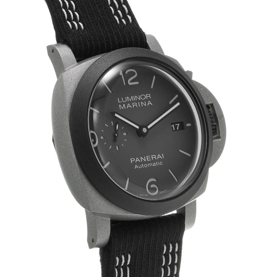 中古 パネライ PANERAI ルミノールマリーナ ギョーム・ネリー PAM01122 W番(2020年製造) グレー メンズ 腕時計｜ippuukishi｜03