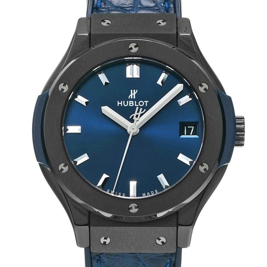 中古 ウブロ HUBLOT クラシックフュージョン セラミック ブルー 581.CM.7170.LR ブルー レディース 腕時計｜ippuukishi｜06