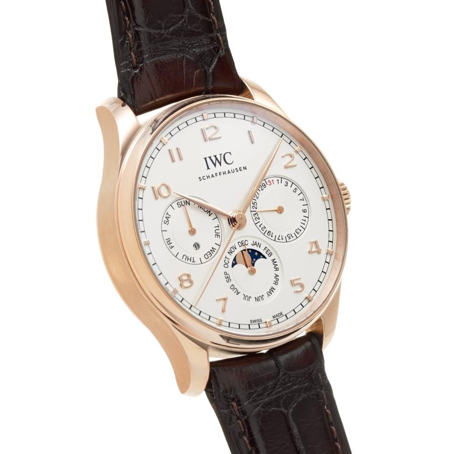 中古 インターナショナルウォッチカンパニー IWC ポルトギーゼ パーペチュアルカレンダー 42 IW344202 シルバー メンズ 腕時計｜ippuukishi｜03