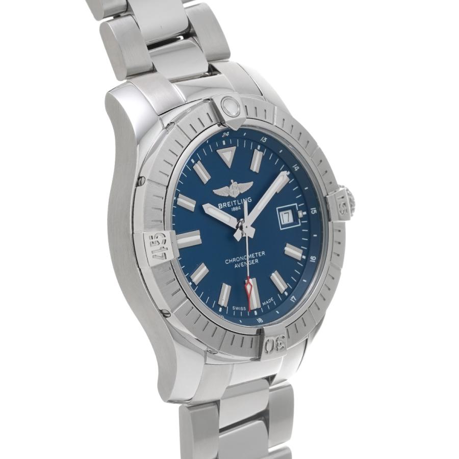 中古 ブライトリング BREITLING アベンジャー オートマチック 43 A17318101C1A1 ブルー メンズ 腕時計｜ippuukishi｜03