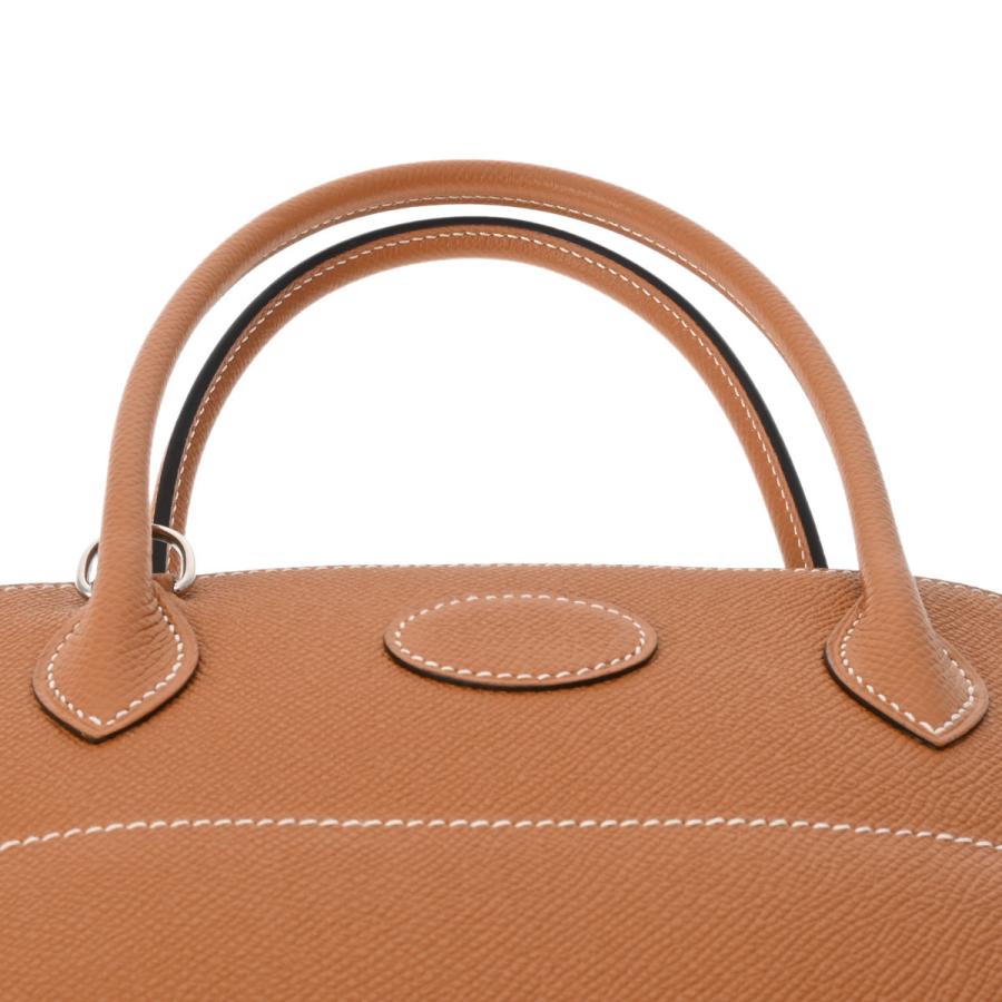 中古 エルメス HERMES ボリード 27  トフィ/パラジウム金具 ヴォーエプソン レディース 2WAYバッグ｜ippuukishi｜04