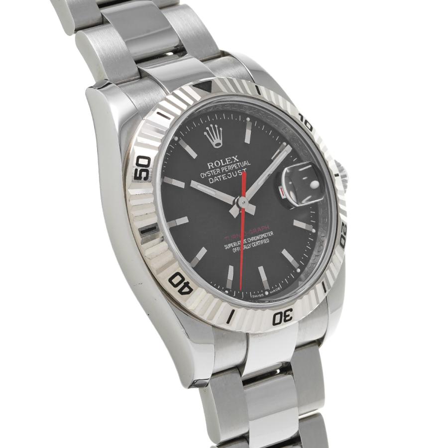中古 ロレックス ROLEX デイトジャスト ターノグラフ 116264 F番(2005年頃製造) ブラック メンズ 腕時計｜ippuukishi｜03