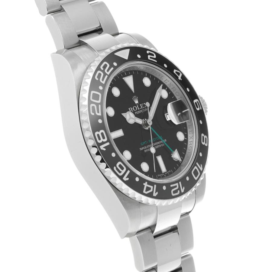 中古 ロレックス ROLEX GMTマスターII 116710LN V番(2008年頃製造) ブラック メンズ 腕時計｜ippuukishi｜03