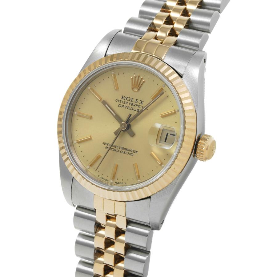 中古 ロレックス ROLEX デイトジャスト 68273 E番(1990年頃製造) シャンパン ユニセックス 腕時計｜ippuukishi｜02