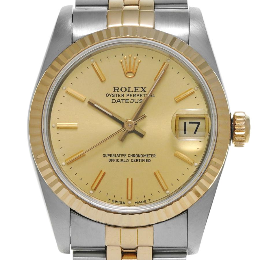 中古 ロレックス ROLEX デイトジャスト 68273 E番(1990年頃製造) シャンパン ユニセックス 腕時計｜ippuukishi｜05