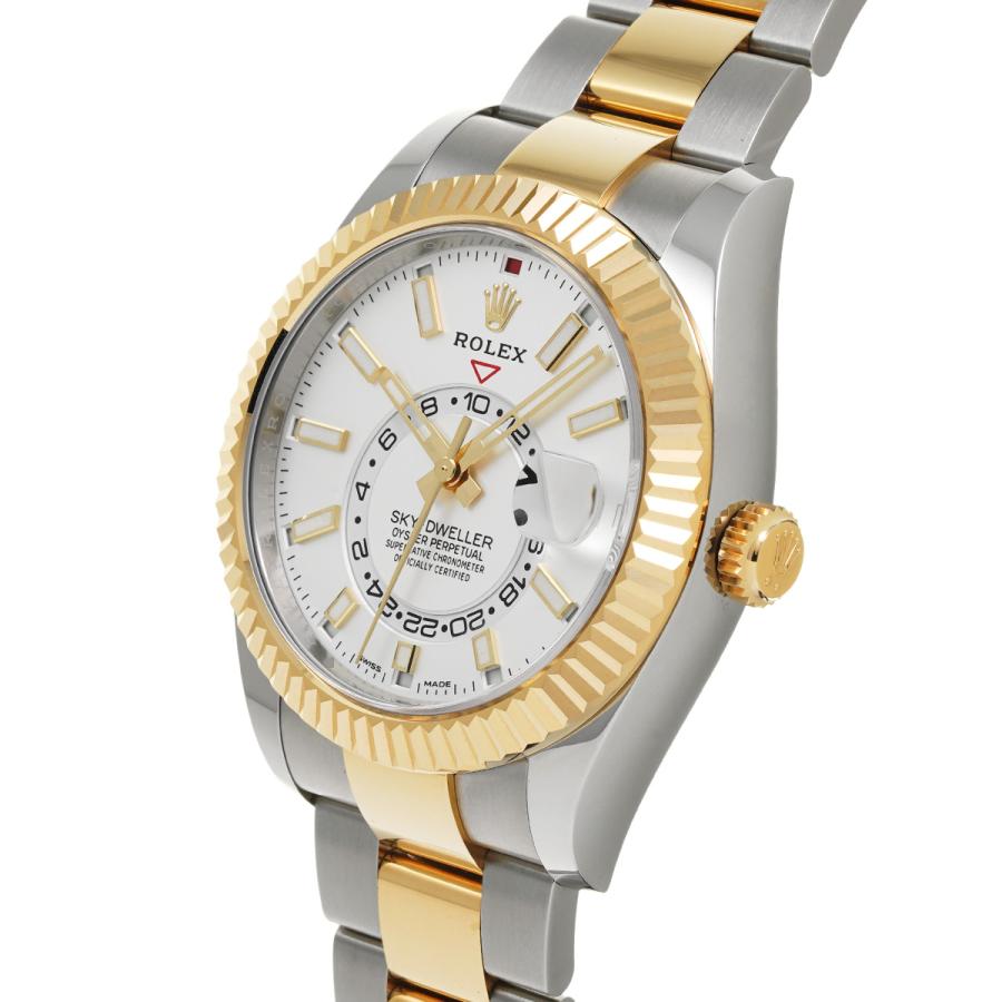 中古 ロレックス ROLEX スカイドゥエラー 326933 ランダムシリアル ホワイト メンズ 腕時計｜ippuukishi｜02
