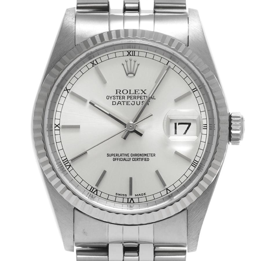 中古 ロレックス ROLEX デイトジャスト 16234 Y番(2002年頃製造) シルバー メンズ 腕時計｜ippuukishi｜05