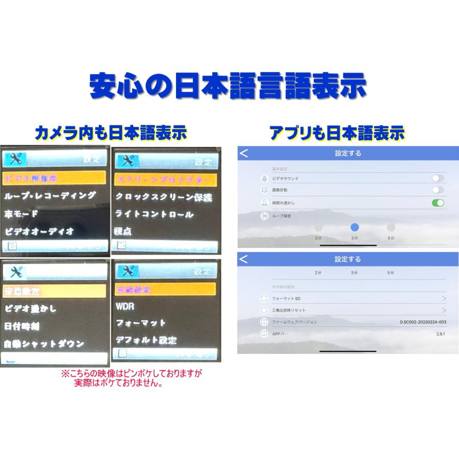 最新 正規品 TB-CS6 Wi-Fi 液晶 画面 付 180° 回転 ヘッド LED ライト