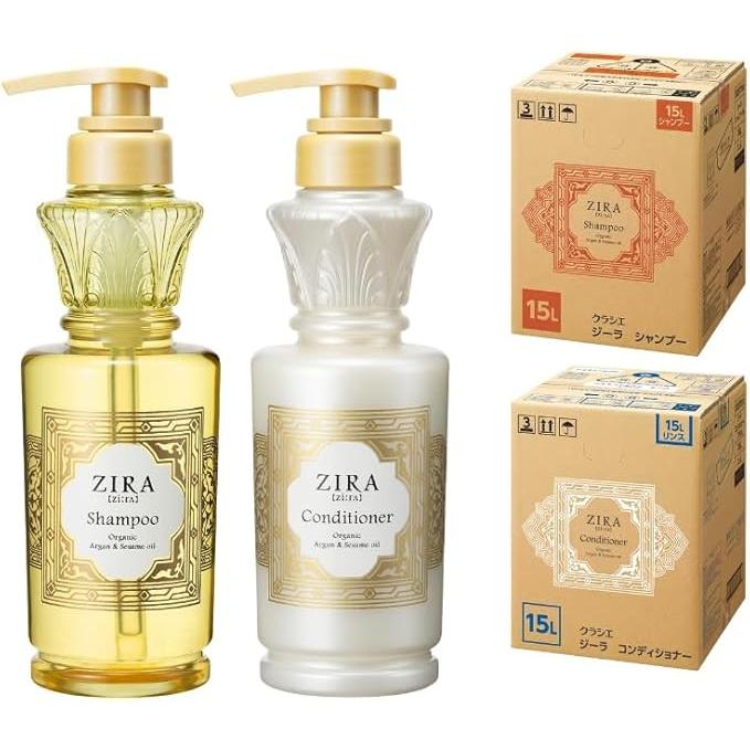 クラシエ  ジーラ(ＺＩＲＡ) シャンプー  15L＆コンディショナー15L  セット 業務用 詰め替え | ZIRA