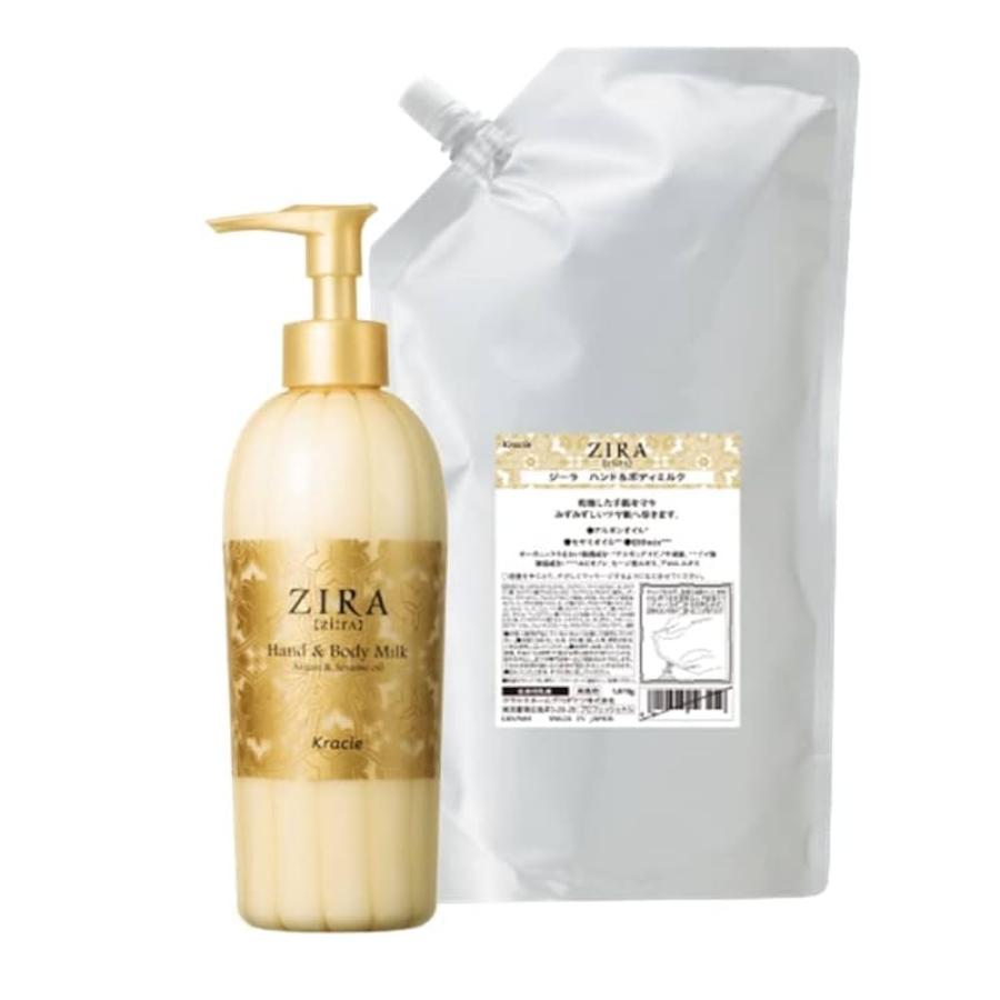 クラシエ  ジーラ ＺＩＲＡ ハンド＆ボディミルク 1,070ml 業務用 詰め替え 容器1本付(10700522) |  | 06