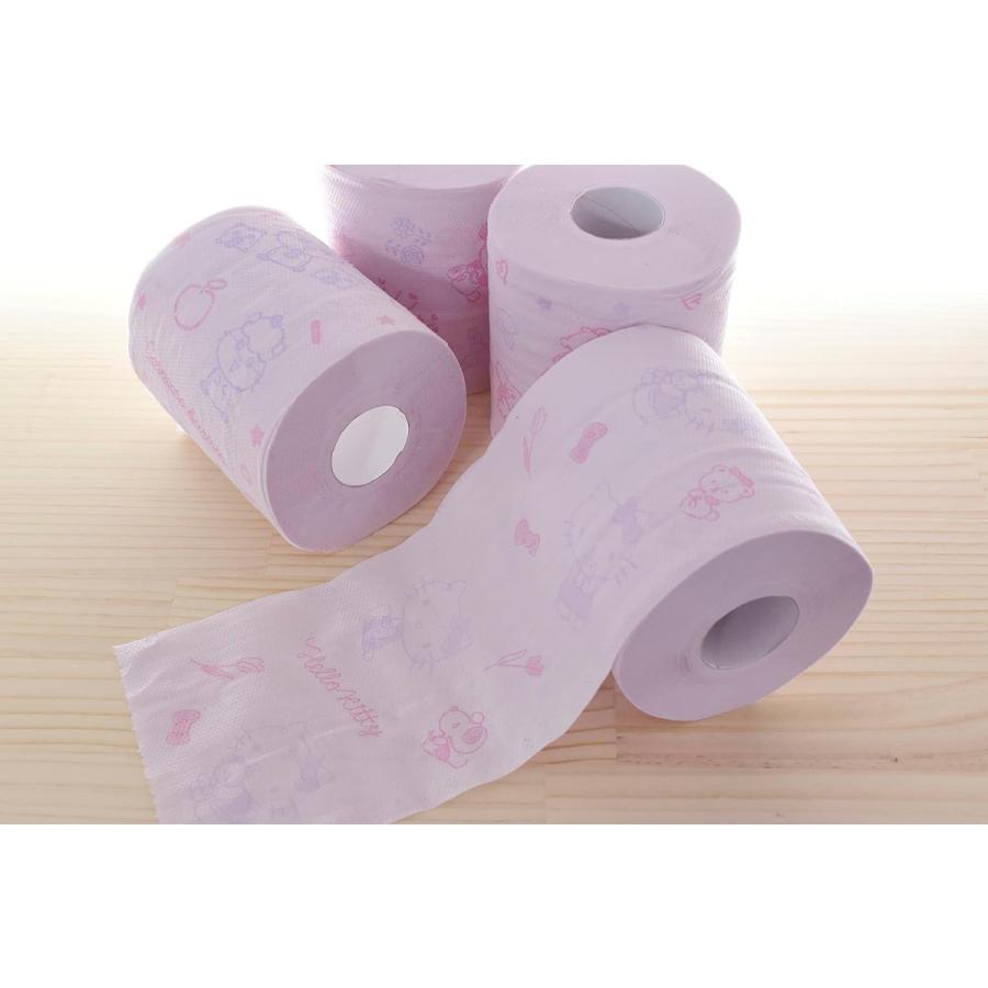 サンリオキャラクターズ  トイレットペーパー ダブル２５ｍ １２ロール×８パック （合計９６ロール） |  | 04