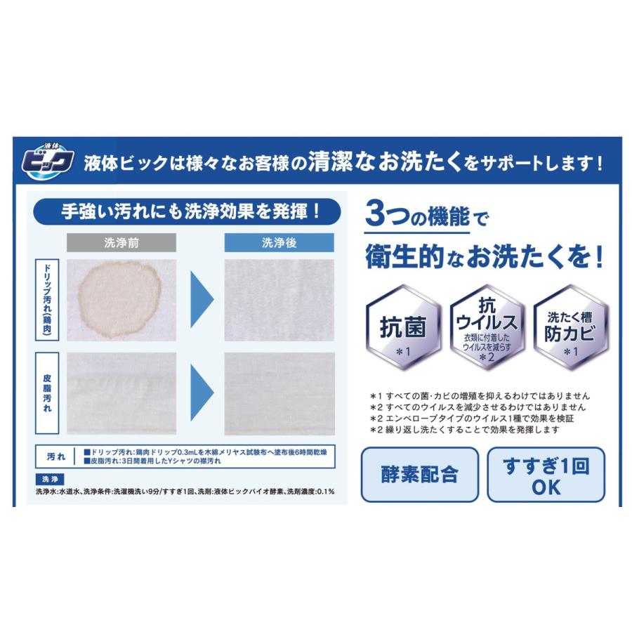 花王液体ビック バイオ酵素 業務用 4.5kg ×4本     1ケース | Kao | 03