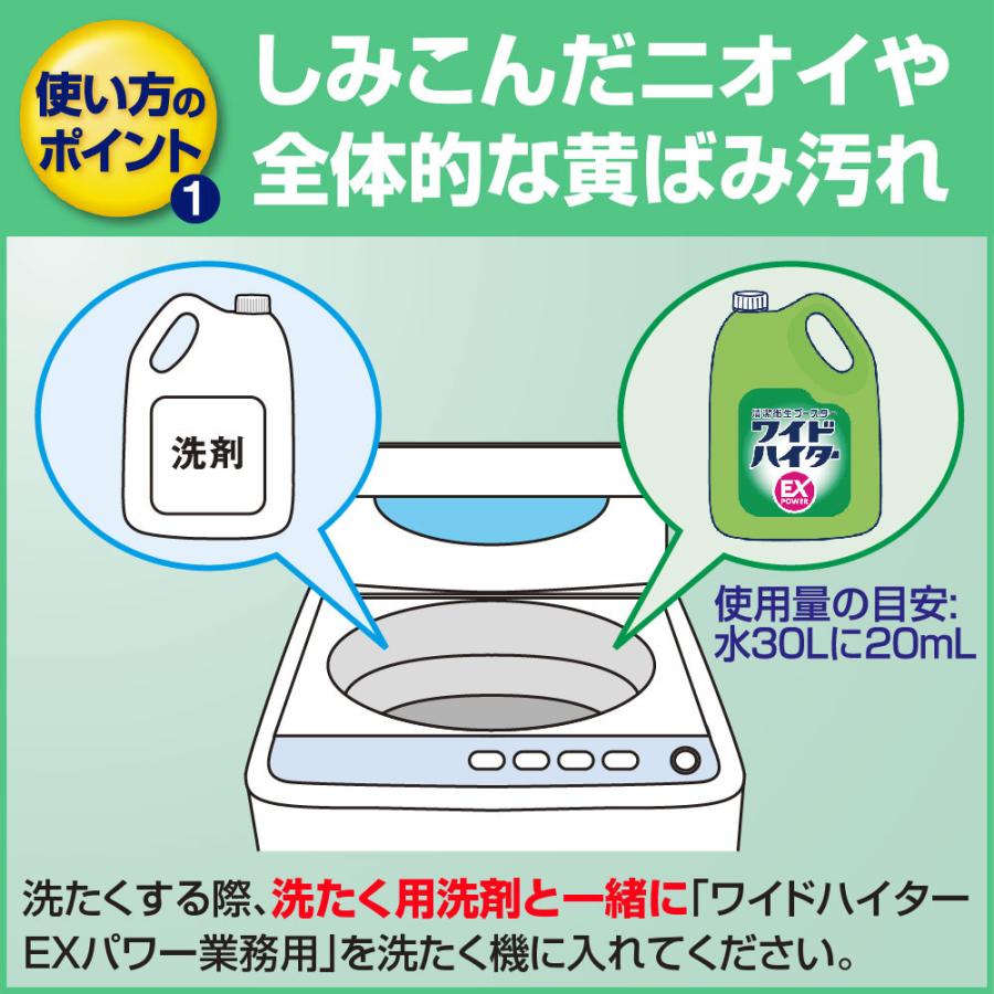 花王 ワイドハイター EXパワー【 液体タイプ  】業務用 4.5L |  | 02