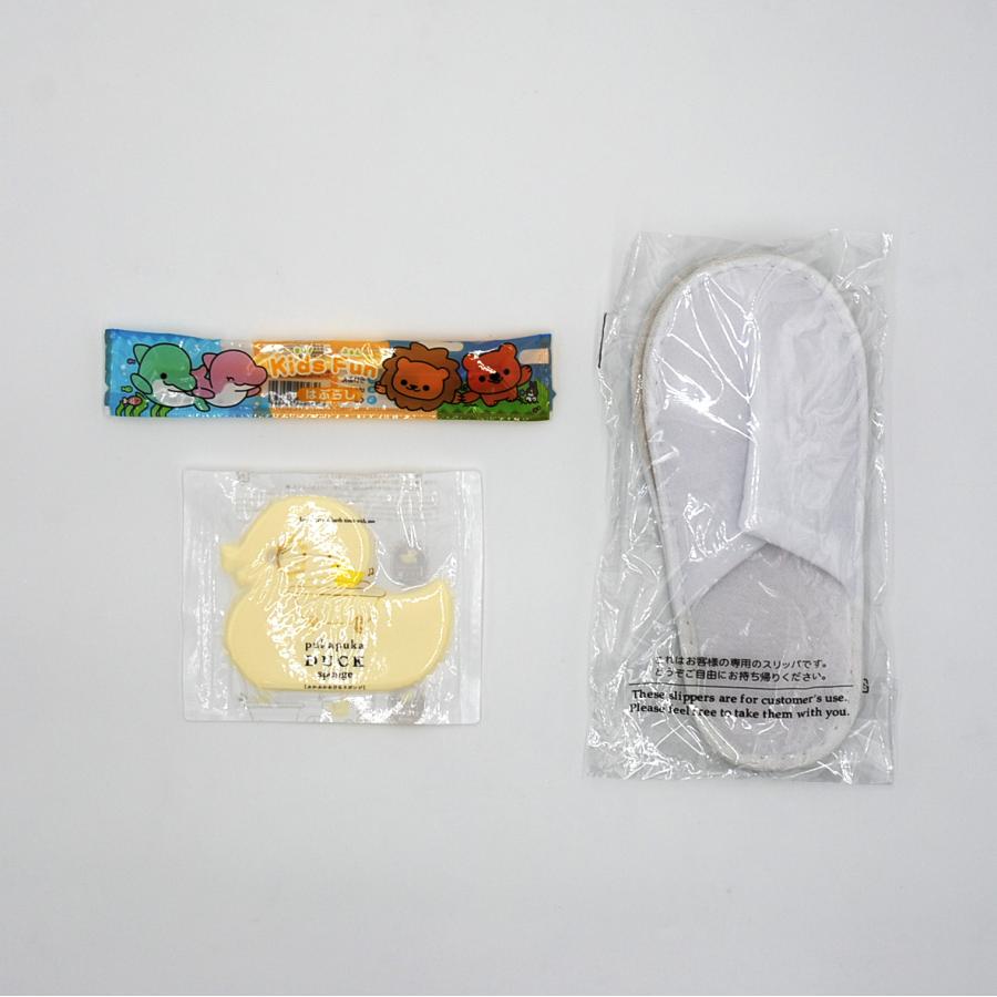 子供用アメニティ３点セット 巾着袋入 〈１２０セット〉 |  | 02