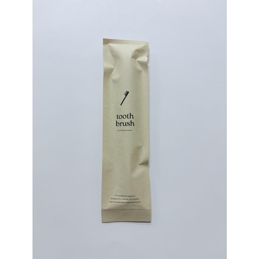 竹ハブラシセット バガスシリーズ （歯磨き粉別売）600本入 | 