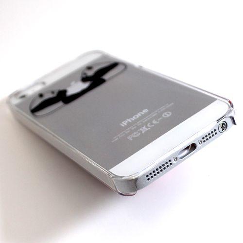iPhone 5/5s用 ブラックケース 未開封 iPhone SE iPhone5s iPhone5 ケース パンダ アニマル アップル
