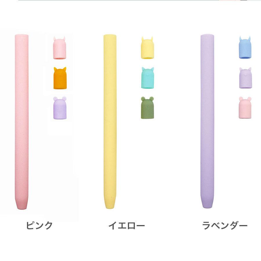 Apple Pencil2 Apple Pencil カバー アニマル シリコンケース 4点セット 全6種 キャップカバー シリコンカバー かわいい 第2世代 第1世代 対応 軽量｜iq-labo｜06