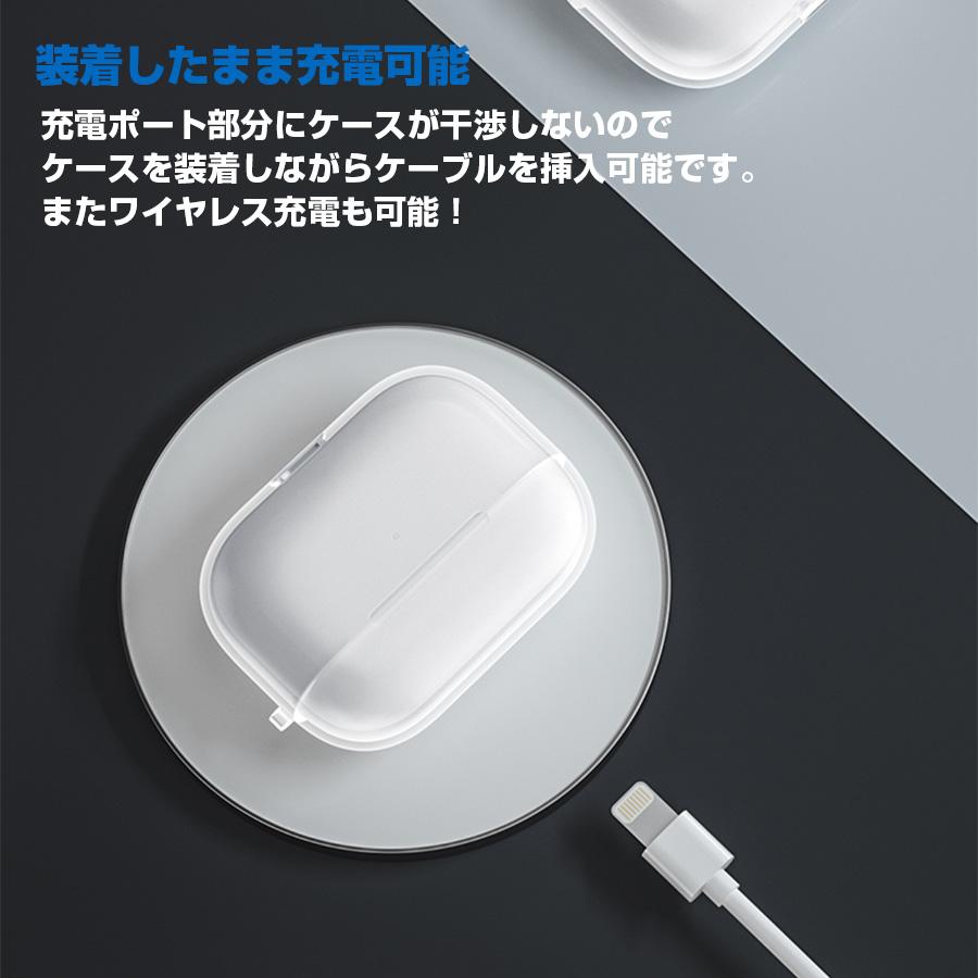 AirPods Pro ケース カバー TPU カラビナ 掃除ブラシ 付 白 AirPods Pro ケース カバー TPU カラビナ 掃除ブラシ 付 白 楽天