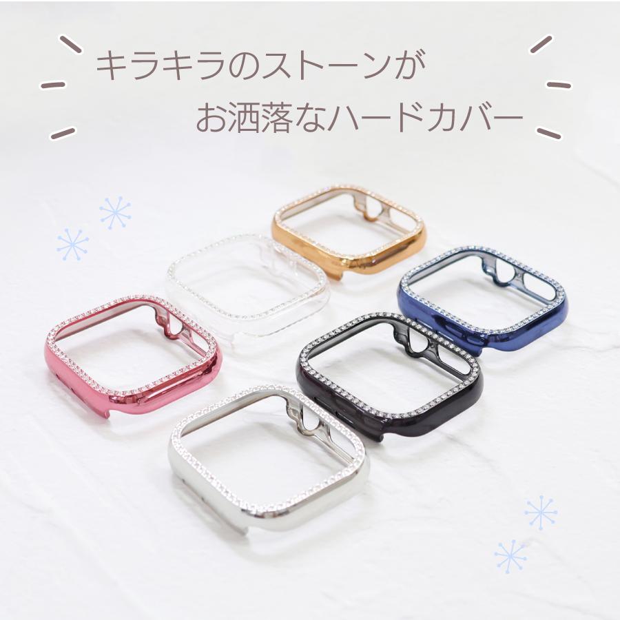 apple watch series 10 カバー キラキラ 42mm 46mm ラインストーン