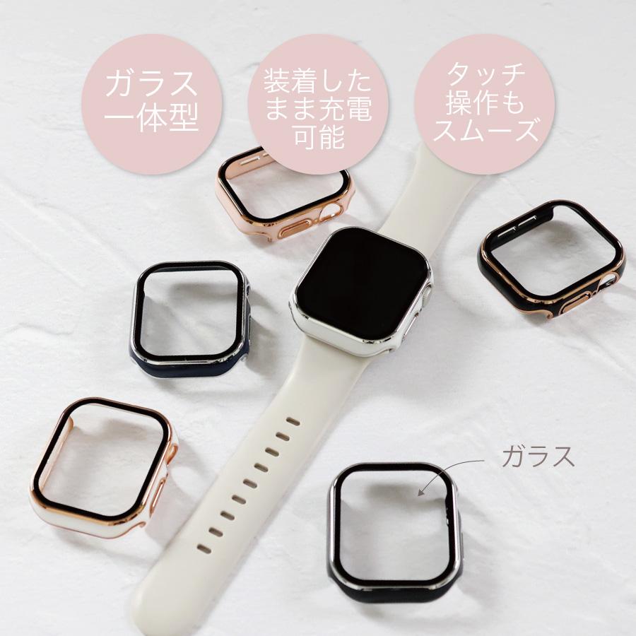 apple watch カバー キラキラ 46mm 42mm ゴールド シルバー