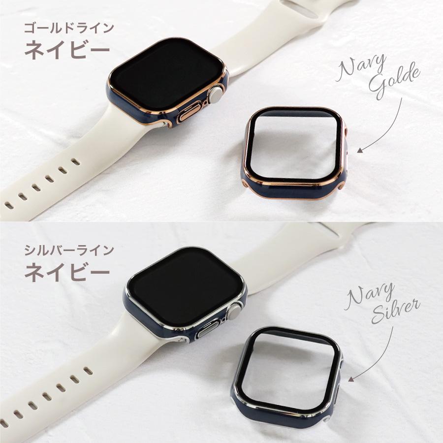 apple watch カバー キラキラ 46mm 42mm ゴールド シルバー