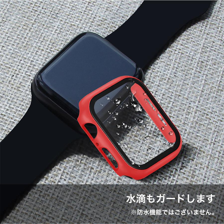Apple Watch 40mm 44mm series6 SE Series5 Series4 ガラス カバー 一