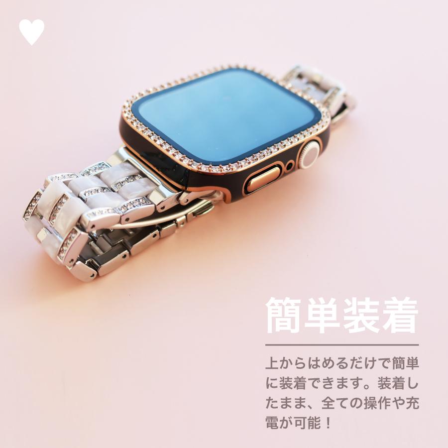 シルバー ゴールド ストーン装飾 時計 ケース付き