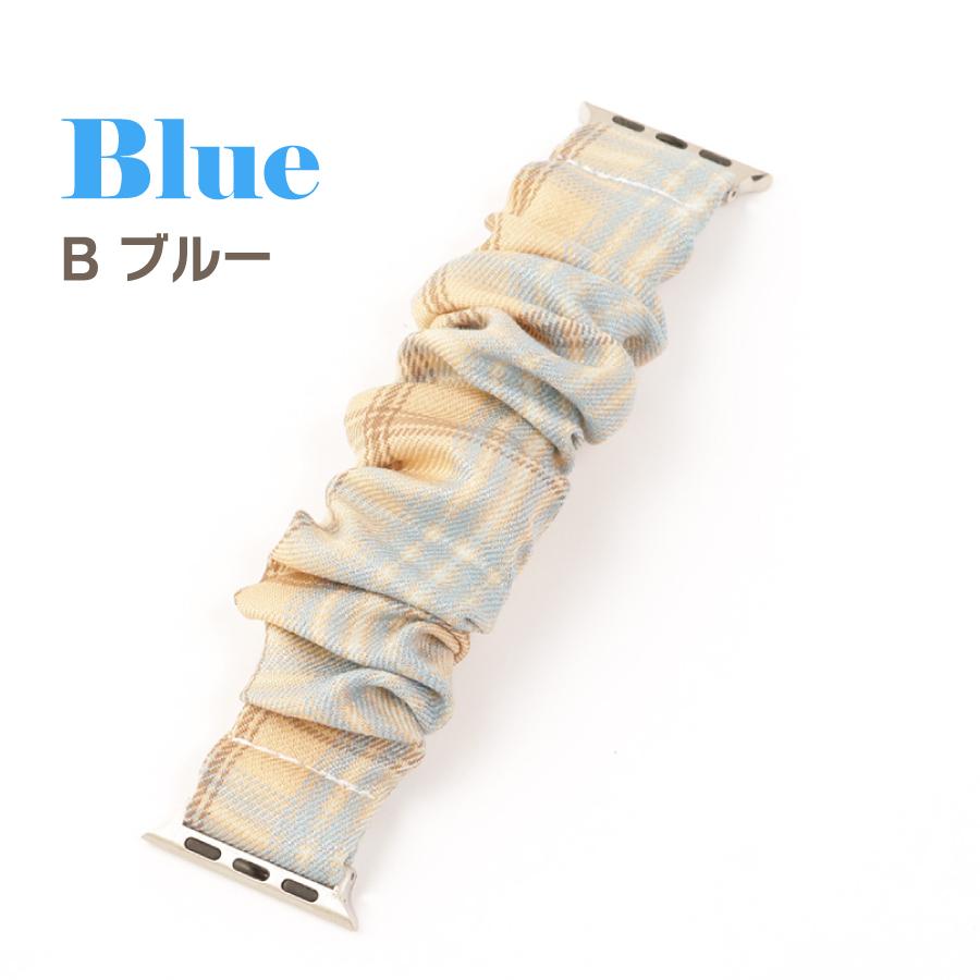 apple watch バンド レディース 42mm 41mm 40mm 38mm シュシュ