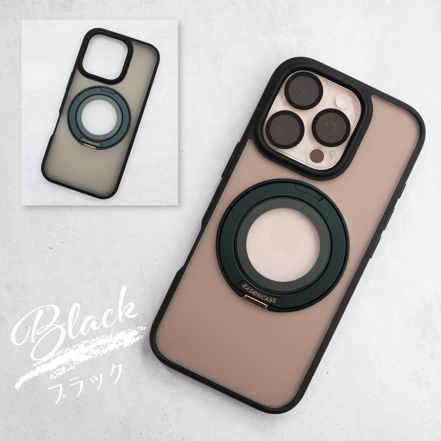 iphoneケース iphone 16 16pro magsafe対応 リング付き 回転