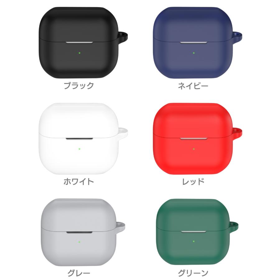 Galaxy Buds3 Pro ケース 収納 カラビナ付き シリコン 全6色