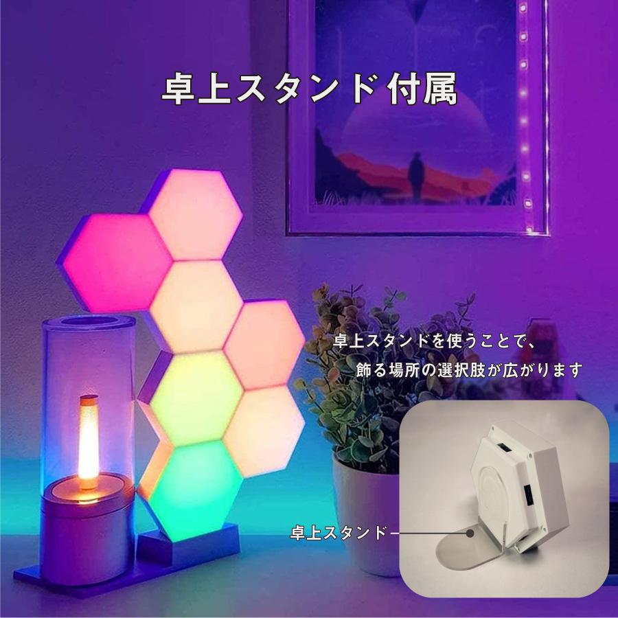 LEDウォールライト Hexagonal LED light 壁 ライト 自由に組み合わせ