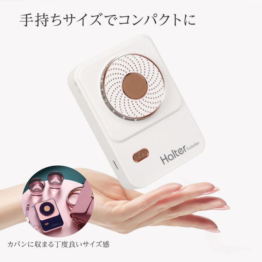 首掛け スクエア ミニ扇風機 全4色 ハンディー 扇風機 手持ち